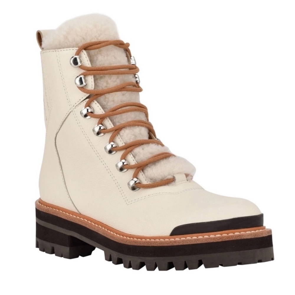 NWOT, Marc Fisher Izzie Lugsole Ankle Boot, Sz 5.5 (runs small)
